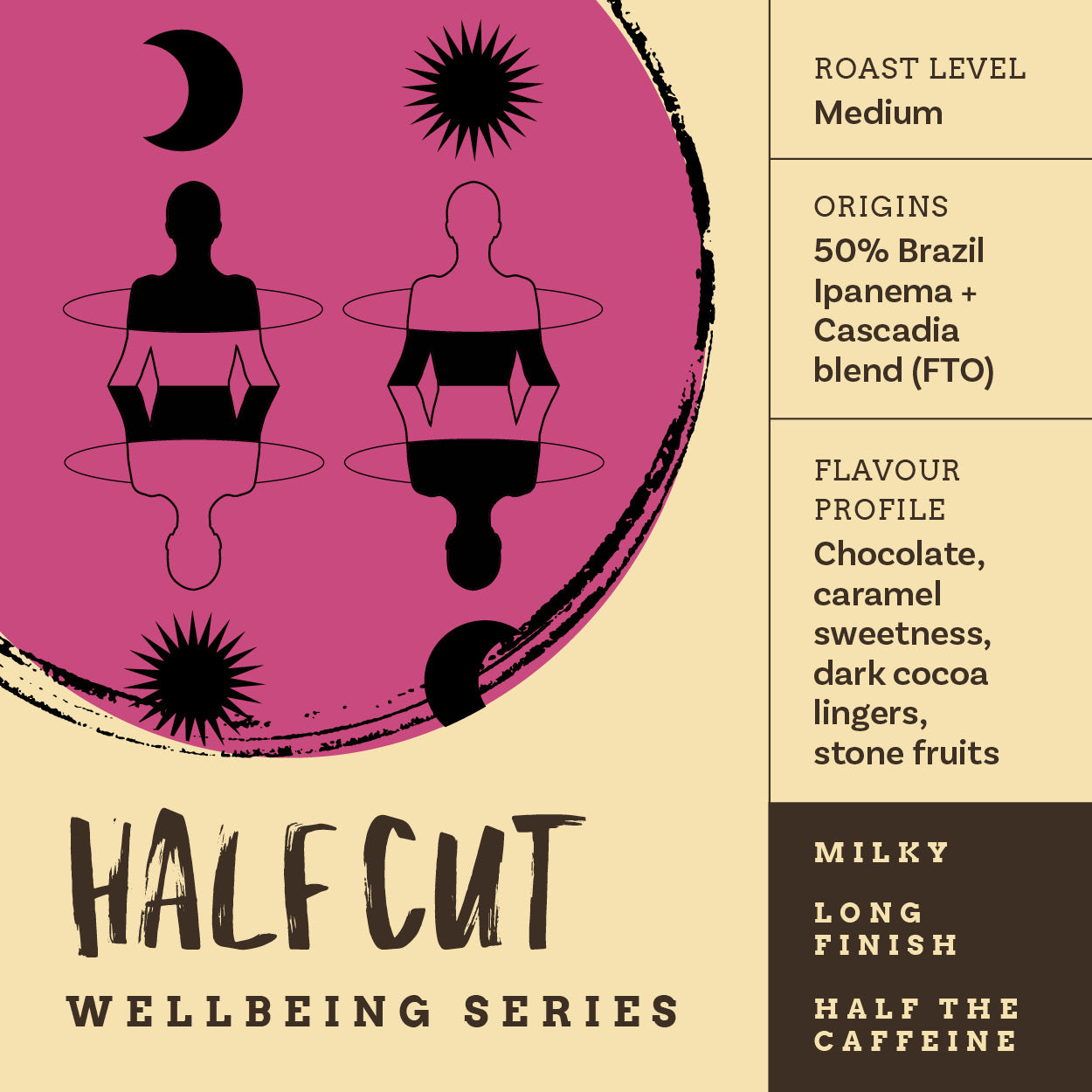 Half Cut | Half the Caffine | Wellbeing Series